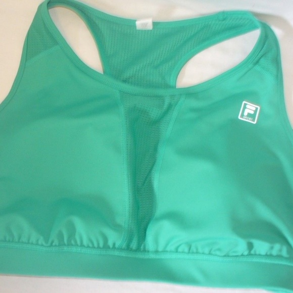 Fila Sports Bra 1X Yoga Workout Gym Racerback NWT - Picture 3 of 5
